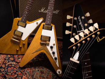 Una Explorer y una Flying V de Banker, las primeras copias autorizadas por Gibson