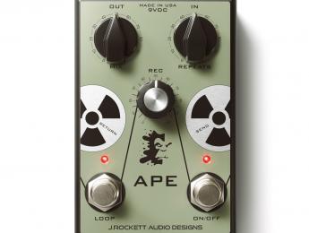 El pedal APE de J Rocket Audio le da un clásico toque Echoplex EP3 a tu delay digital
