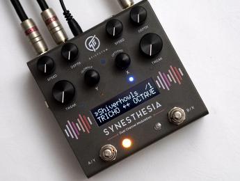 Synesthesia, el nuevo pedal con 22 tipos de modulación de Gfi System