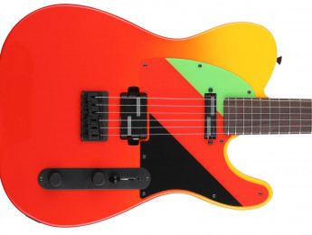 La Fender 2020 Evangelion Asuka Telecaster conmemora la ultima película de la serie de anime