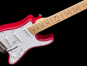 Harley Benton ST-Travel: Guitarra de viaje tipo Stratocaster asequible y minimalista