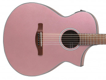 Nueva electro-acústica Ibanez AEWC10 con acabados dorado, plata y oro rosado