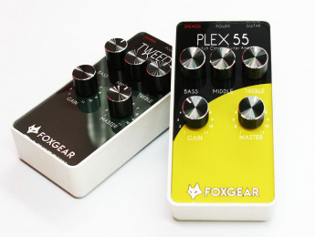 Foxgear Tweed 55 y Plex 55, amplificadores de 55W de potencia en formato pedal