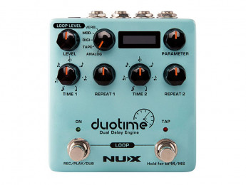 Nux Duotime, un delay dual inspirado en los racks de los 80