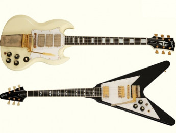 Gibson Custom Shop recrea la SG Custom 1967 y la Flying V 1969 de Jimi Hendrix
