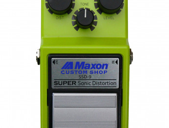 Maxon Custom Shop SSD-9 Super Sonic Distortion, versión mejorada del clásico SD-9