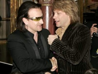Bon Jovi y U2 colaborarán con otros artistas con un disco para Japón
