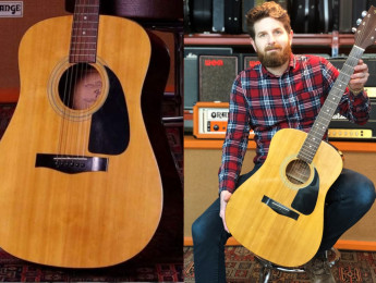Subastan la modesta Fender acústica usada por Prince en el album "Diamonds and Pearls"