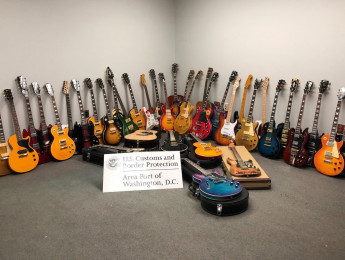 Intervienen 36 falsificaciones chinas de guitarras Gibson, Fender, Martin y PRS