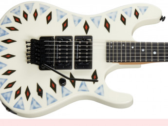 Kramer reedita la ochentera NightSwan Vivian Campbell Signature con gráfico Aztec