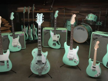 Fender Custom Shop lanza la colección Surf Green incluyendo guitarras, amplis, batería y pedales