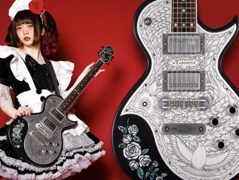 Zemaitis A24MF-FP “Flappy Pigeon” signature para Miku Kobato de Band-Maid