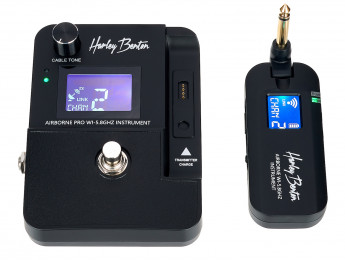 Harley Benton AirBorne Pro 5.8Ghz Instrument, sistema inalámbrico con afinador integrado