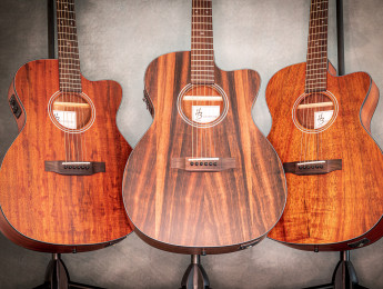 Harley Benton Exotic Wood: 3 nuevas electroacústicas con tapas de Koa y Ébano de Java