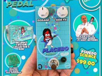 Placebo Pedal, un efecto que no hace nada a menos que compres aparte la PCB para montar un fuzz
