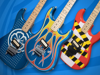 Kramer Custom Graphics Collection, 6 modelos Baretta y The 84 con gráficos ochenteros