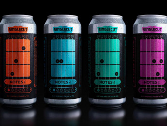SingleCut Notes IPA: latas de cerveza con diagramas de acordes para aprender a tocar la guitarra