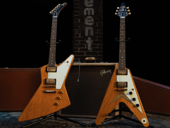 Gibson anuncia los clones de las Flying V y Explorer de 1958 con Korina y Palorrosa brasileño