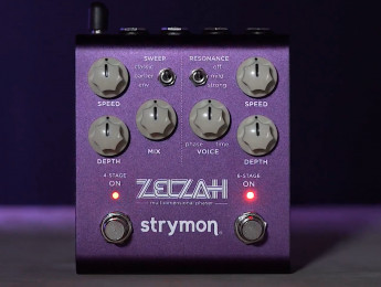Nuevo pedal dual Strymon Zelzah Multidimensional Phaser con Midi y conexión USB-C