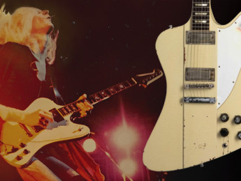 La Gibson Johnny Winter 1964 Firebird V es una réplica de la guitarra del legendario blues man
