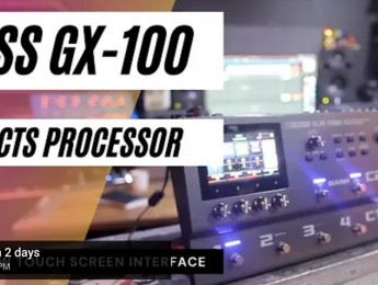 Boss GX-100, ¿la pantalla táctil y a color llega finalmente a Boss?