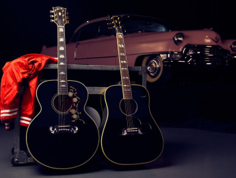 Gibson Elvis SJ-200 y Elvis Dove, basadas en dos guitarras acústicas usadas por Elvis Presley