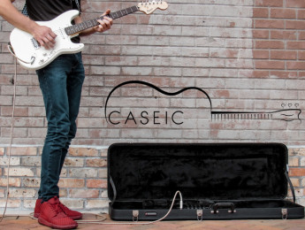 Caseic: Estuche de guitarra con amplificador estéreo Blackstar Super Fly BT de 12 W incorporado