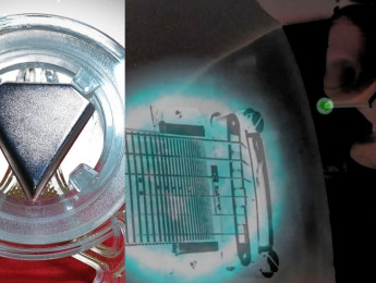 X-Pick es una púa magnética hecha de neodimio que hace sonar las cuerdas de la guitarra sin tocarlas