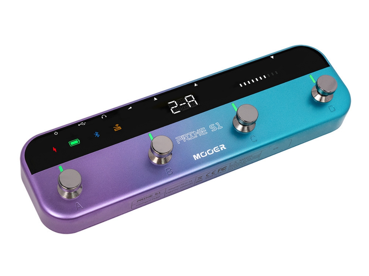 Mooer Prime S1, mini pedalera con 126 efectos, Bluetooth, caja de