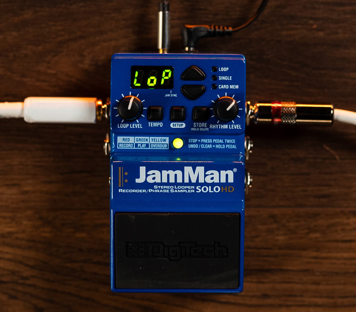 Digitech JamMan Solo HD, el conocido pedal de looper, ahora con