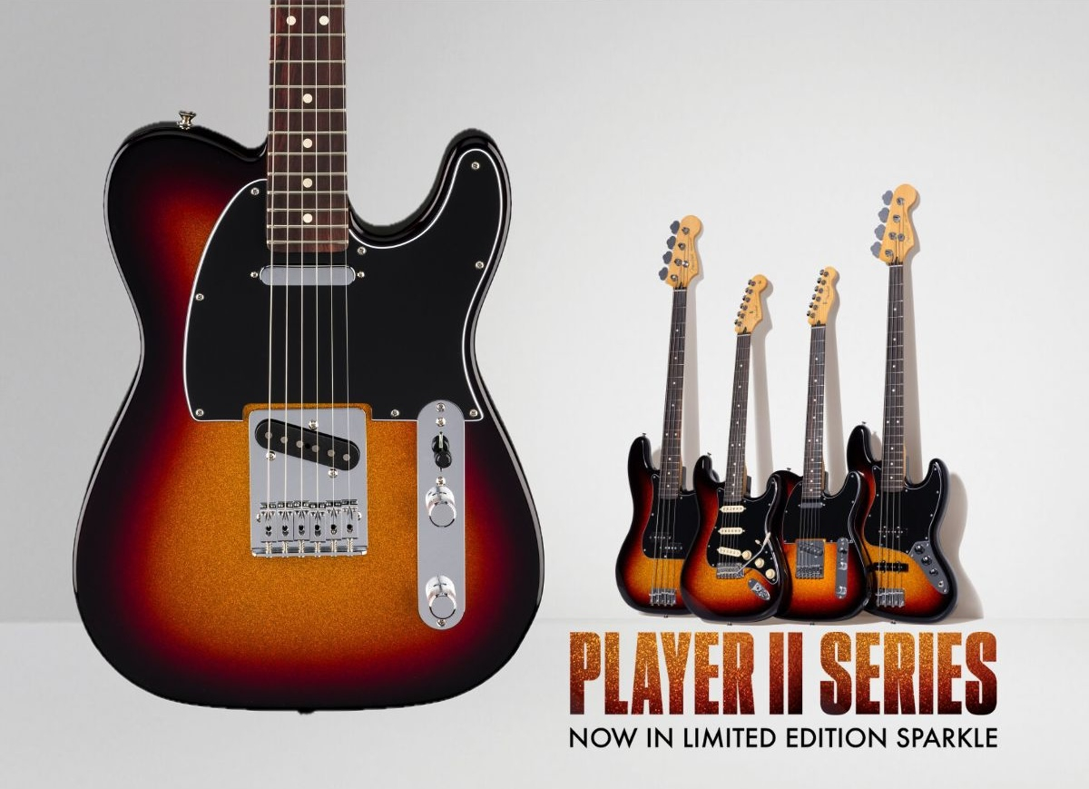 Fender Limited Edition Player II Sparkle 3-Color Sunburst: 4