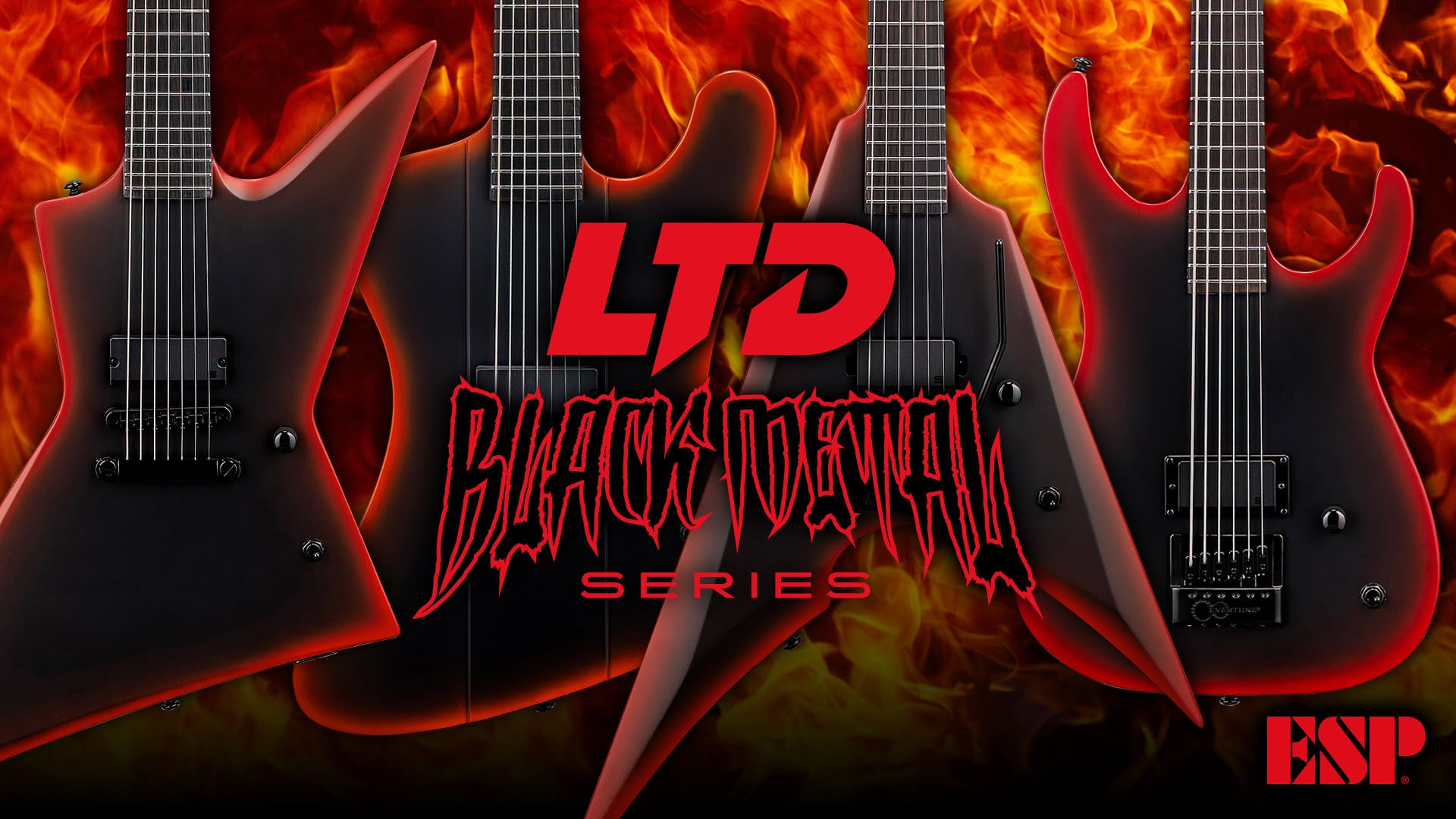 LTD Black Metal: seis guitarras para metal extremo con una M-6 de escala 30