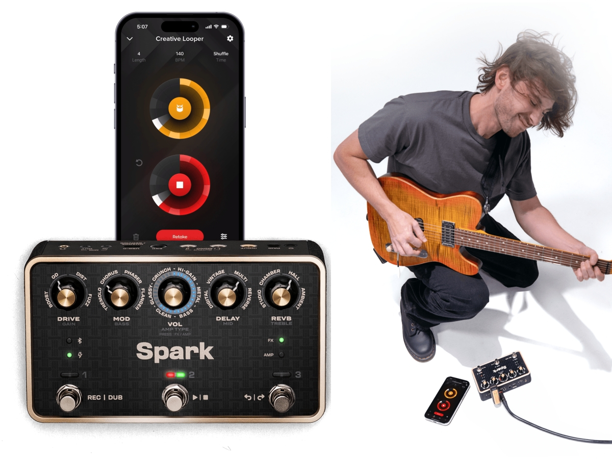 Positive Grid Spark Pedal: el ecosistema Spark se convierte en un pedal con batería recargable y looper