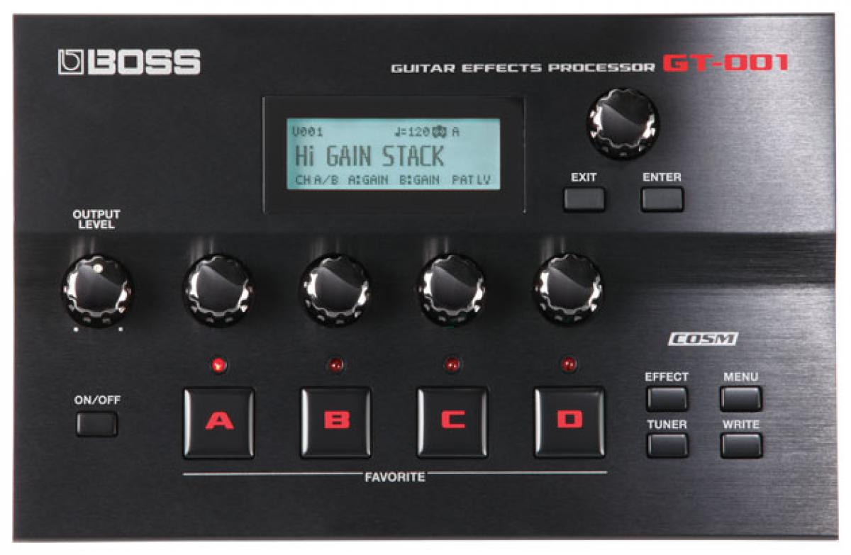 Boss presenta los nuevos procesadores GP-10 y GT-001