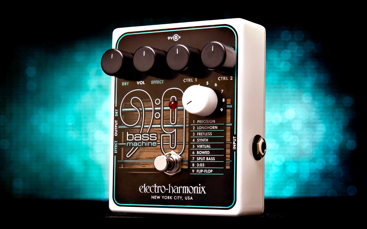 El nuevo Bass9 Bass Machine de EHX transforma tu guitarra en nueve