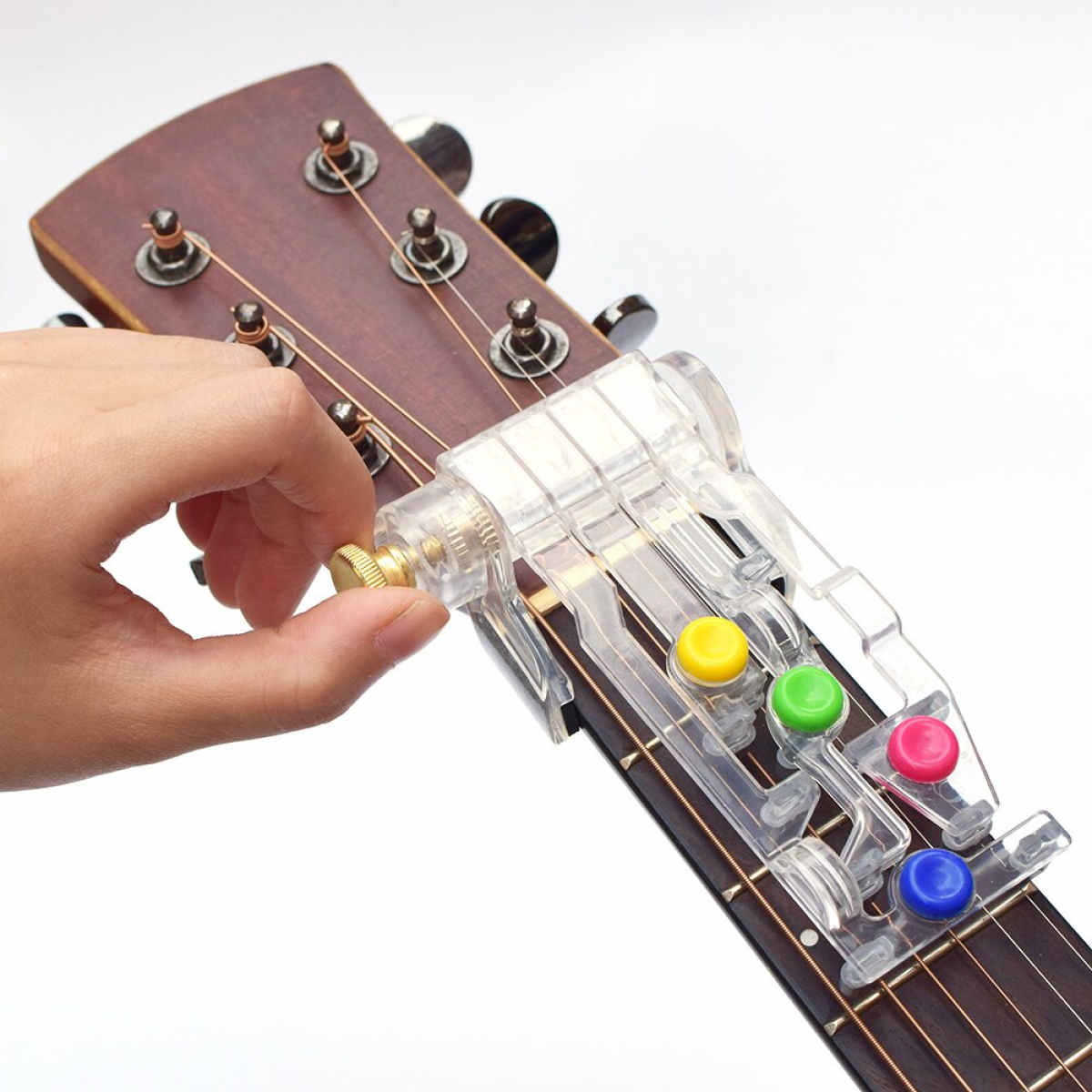accesorios de ayuda didáctica clásica para aprendizaje de guitarra método de guitarra Chord Buddy Herramienta de aprendizaje de guitarra 
