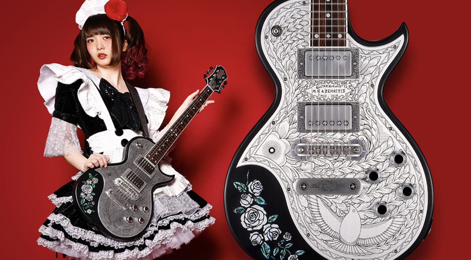 Zemaitis A24MF-FP “Flappy Pigeon” signature para Miku Kobato de