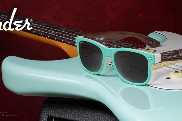 La Fender Stratocaster, ya hasta en las gafas de sol