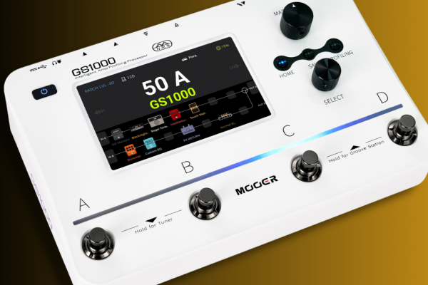 Mooer GS1000/GS1000Li, un multiefectos que persigue la estela del Quad Cortex, pero con batería de Litio