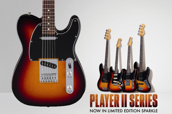 Fender Limited Edition Player II Sparkle 3-Color Sunburst: 4 modelos con nuevo acabado tipo purpurina