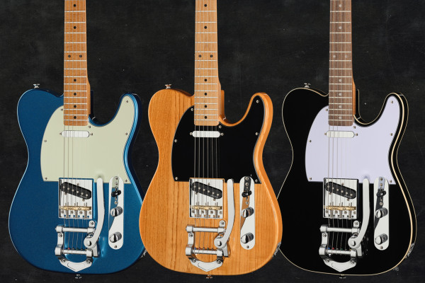 Harley Benton actualiza sus modelos TE-52 y TE-62 estilo Telecaster con un vibrato tipo Bigsby