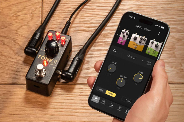 IK Multimedia presenta el Tonex One + con Bluetooth, MIDI y control inalámbrico desde móviles y tablets