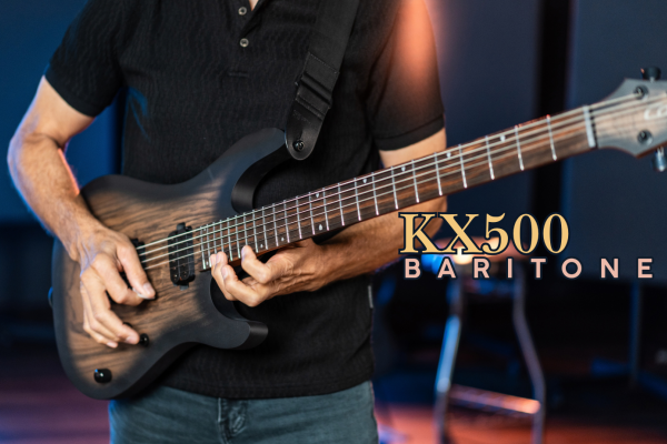 Cort se suma a la tendencia de las guitarras barítono con la nueva KX500 Baritone de 6 cuerdas y escala de 28"