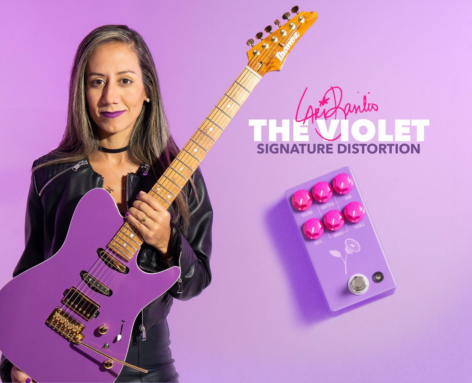 JHS Pedals The Violet, un pedal de overdrive y distorsión diseñado