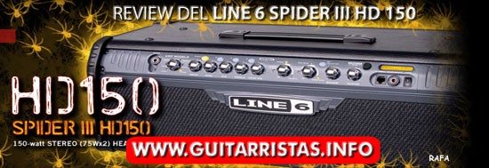 Review Line 6 Spider 3 HD 150 | Guitarristas.info