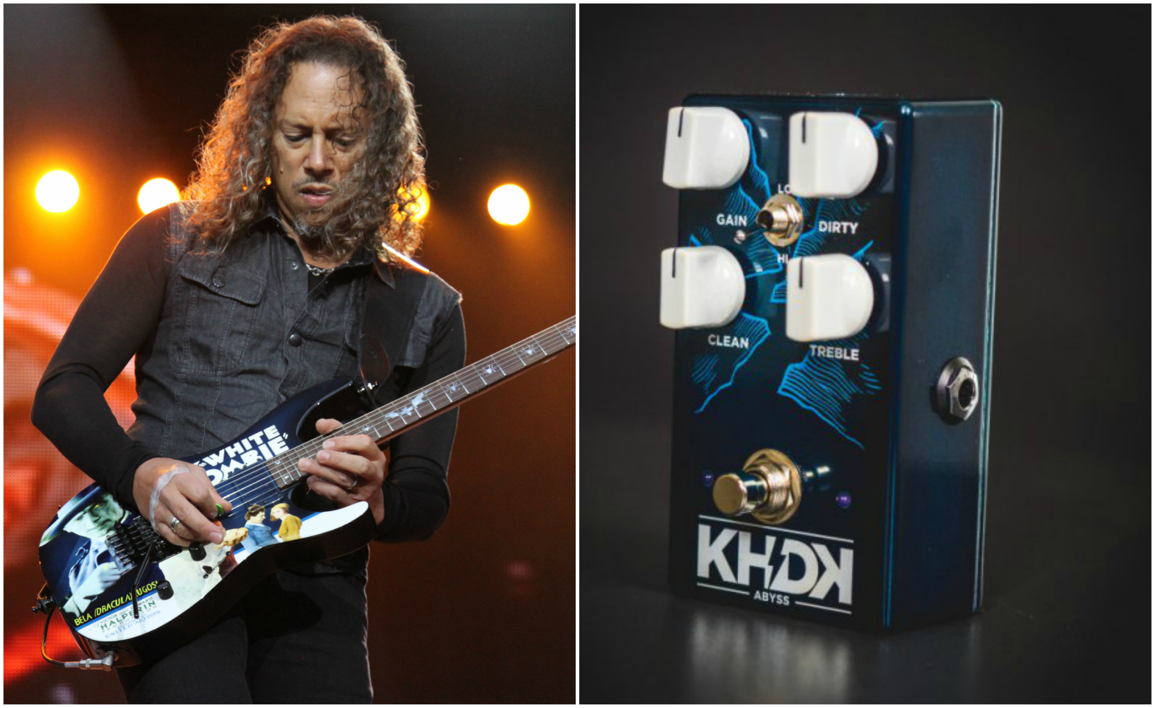 KHDK Abyss, el primer pedal de Kirk Hammett para bajo eléctrico