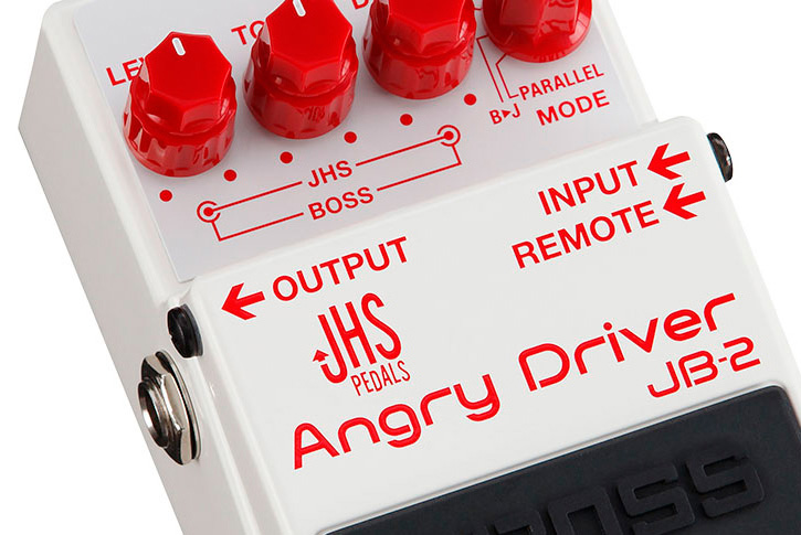 Boss JB-2 Angry Driver, la fusión de los pedales Blues Driver y JHS