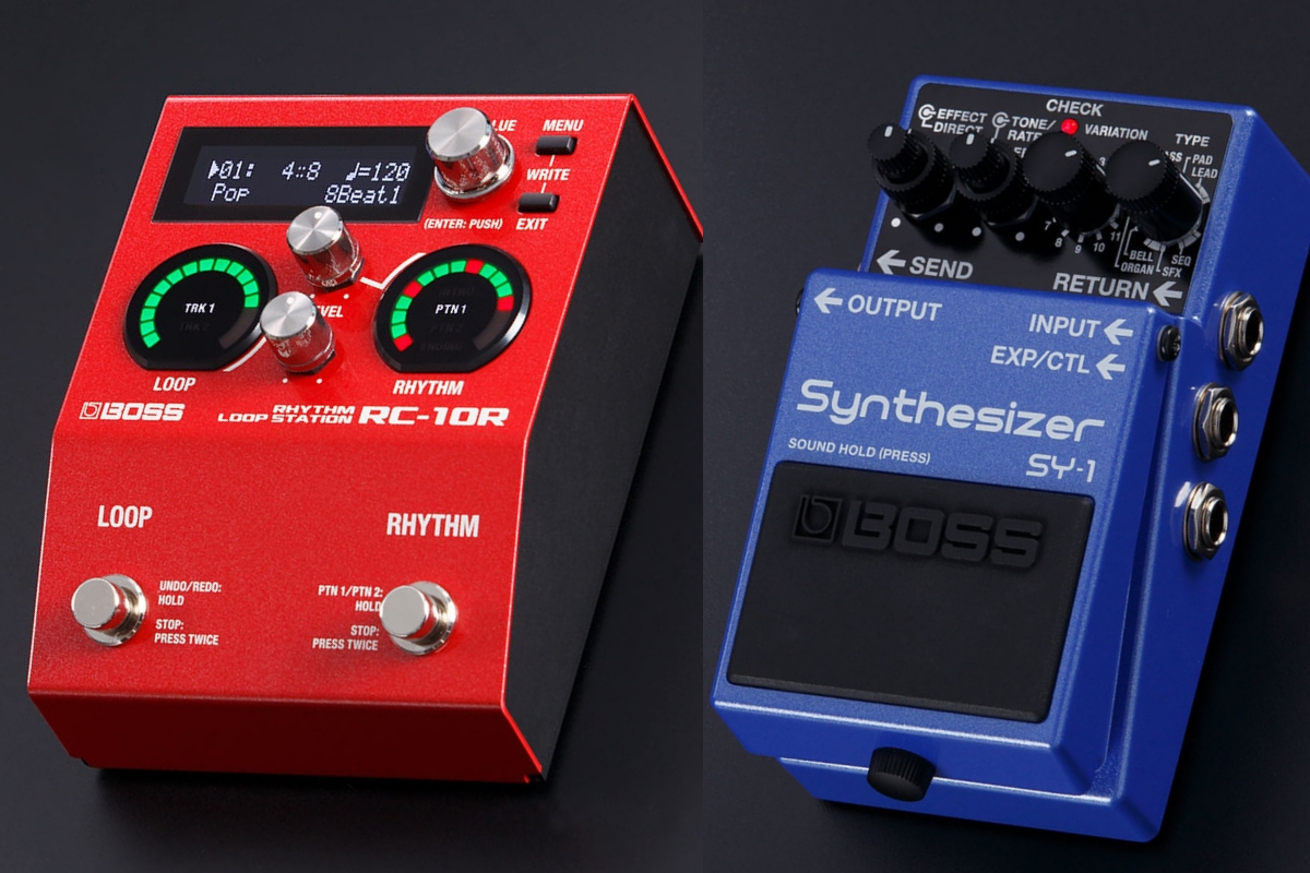 Novedades Boss Sintetizador polifónico SY1 y RC10R Rhythm Loop