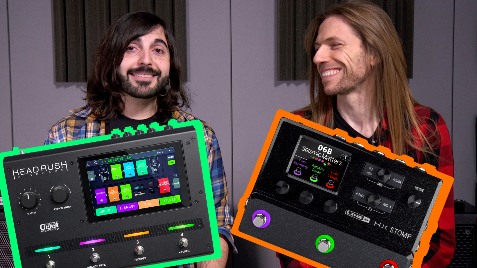 Line 6 HX Stomp versus Headrush Gigboard: dos multiefectos cara a cara