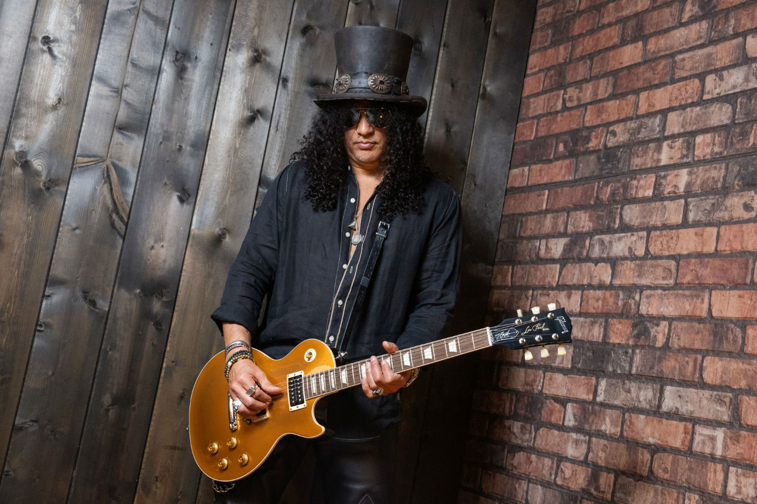 Gibson "Victoria" Les Standard Goldtop, la nueva guitarra de la Slash | Guitarristas